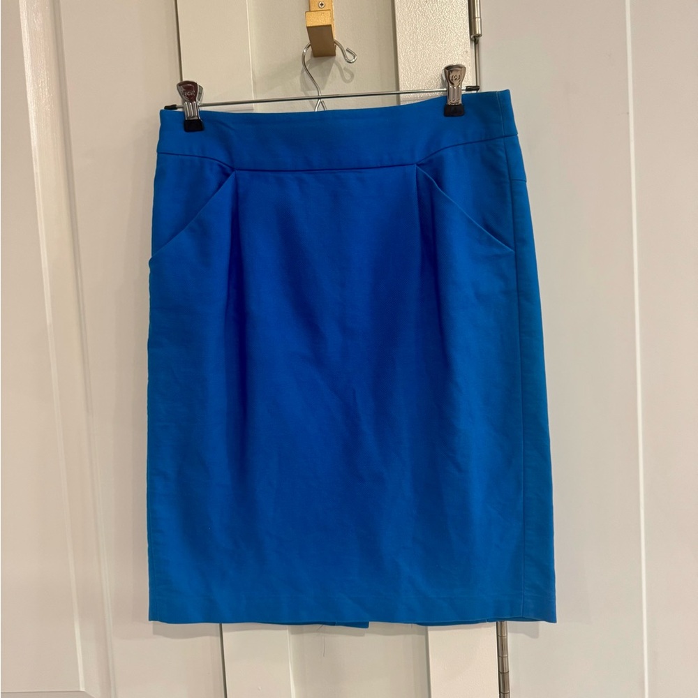 J.Crew Cobalt Blue Pencil Skirt